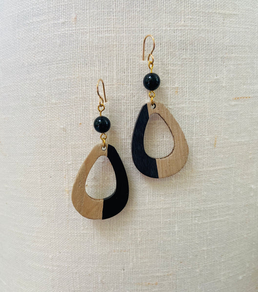 Romantic Resin & Swarovski Elements Earrings