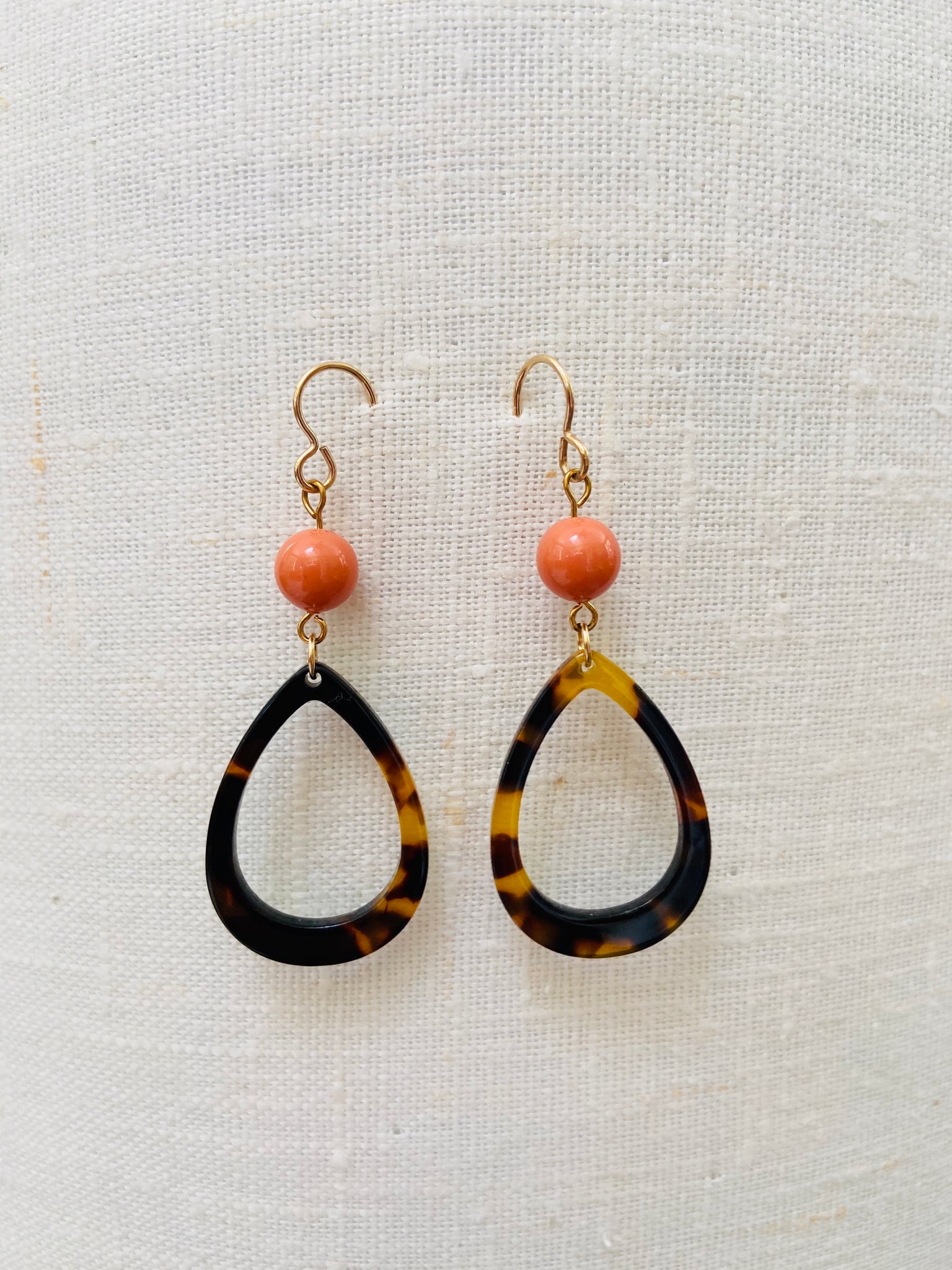 Romantic Resin & Swarovski Elements Earrings