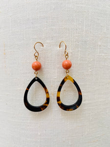 Romantic Resin & Swarovski Elements Earrings