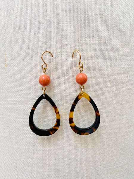 Romantic Resin & Swarovski Elements Earrings